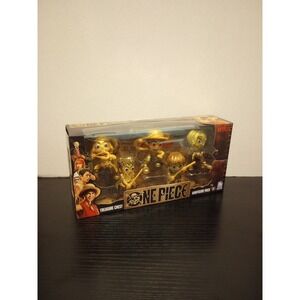PhatMojo One Piece Treasure Chest Series 1 Gold Mini 2" Figures 5-Pk Netflix New